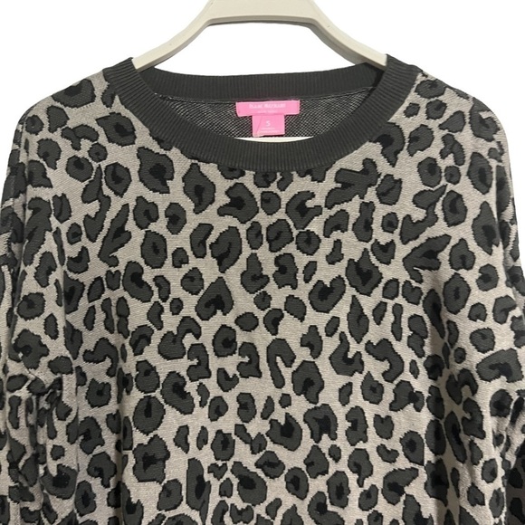 Isaac Mizrahi leopard print sweater small - Picture 2 of 11